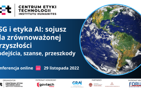 <strong>Etyka sztucznej inteligencji i zrównoważony rozwój tematem czwartej konferencji Centrum Etyki Technologii</strong>